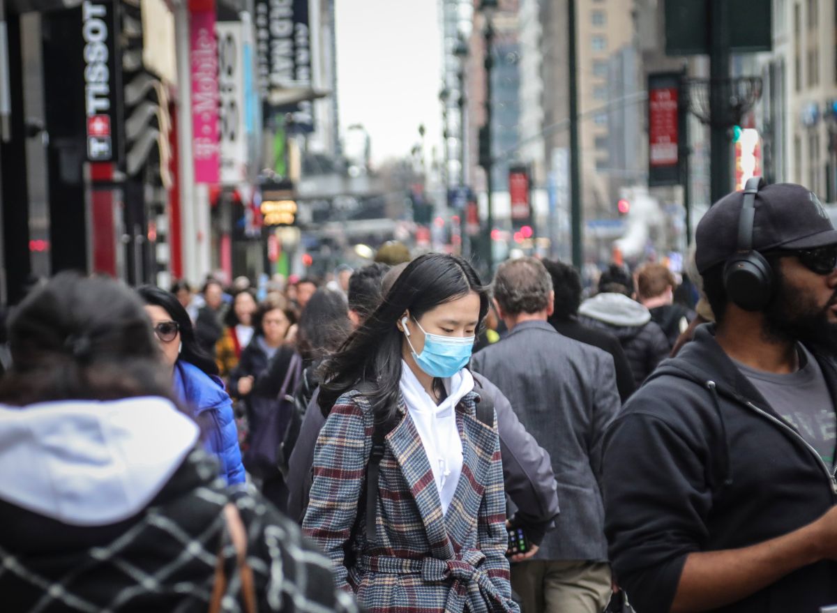 ▲武漢肺炎疫情在美國持續升溫。圖為近日紐約街頭。（圖／美聯社／達志影像）