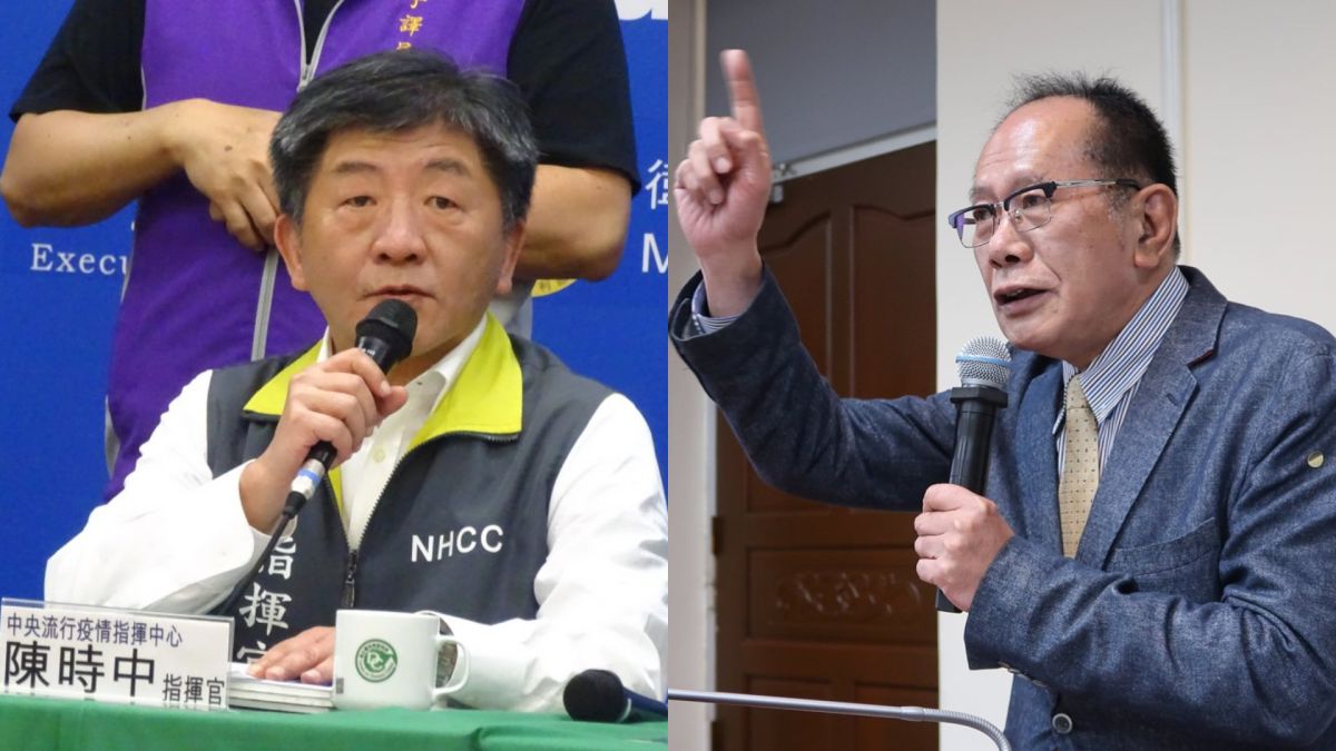▲陳超明（右圖）質詢陳時中時語出驚人。（圖／記者呂炯昌攝、陳超明臉書）