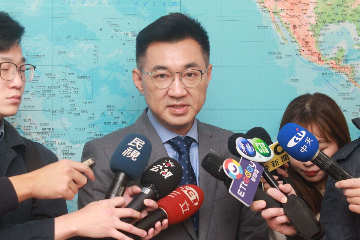 ▲國民黨黨主席江啟臣。（圖／記者葉政勳攝 , 2020.03.11）