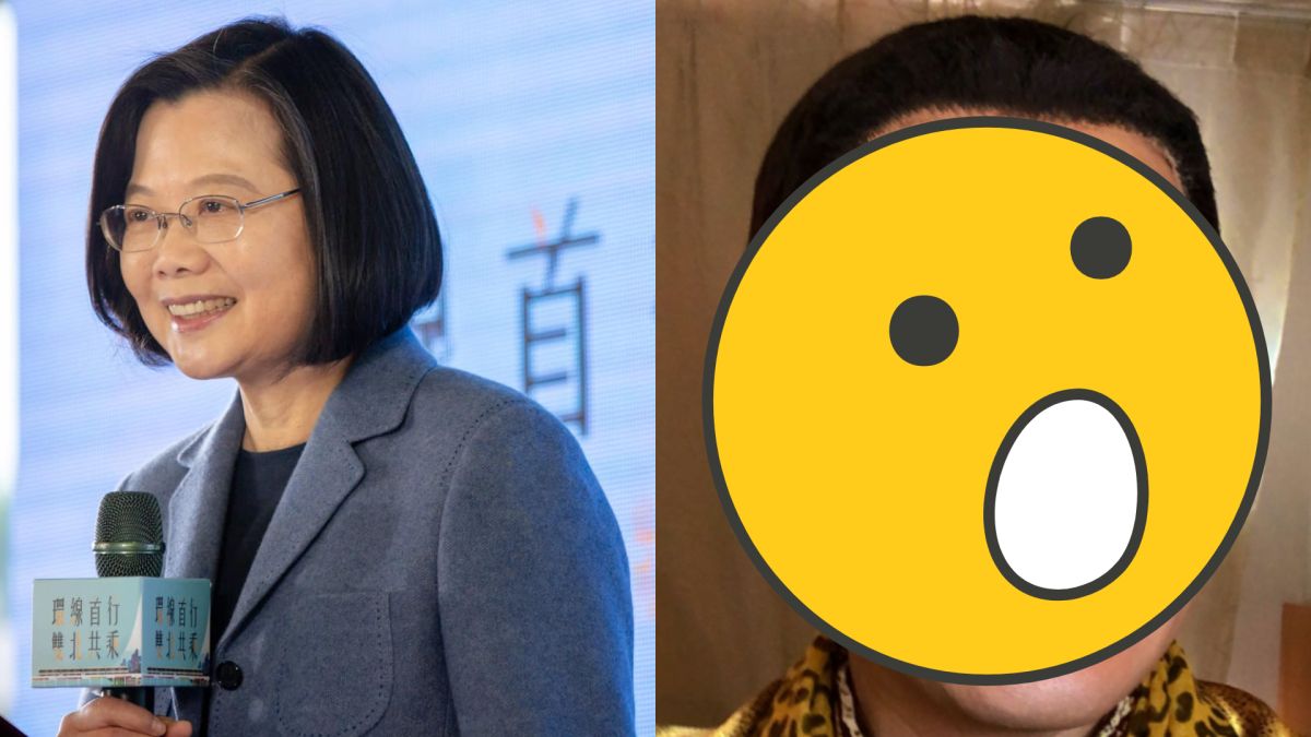 ▲總統蔡英文悼念日本311強震，意外釣出大咖諧星。（圖／蔡英文臉書、PIKO太郎推特）