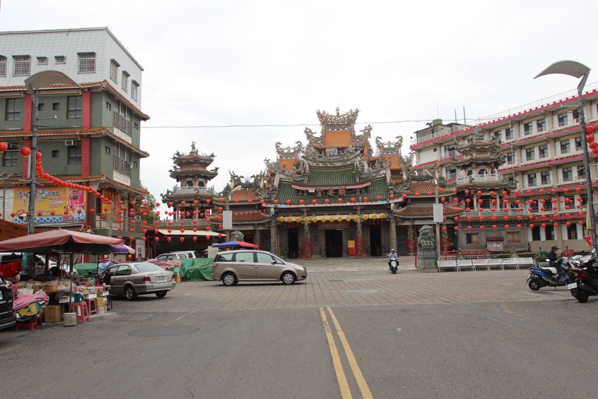 ▲斗南順安宮「菜圃媽」受疫情影響銳減九成進香團。（圖／記者簡勇鵬攝，2020.03.11）