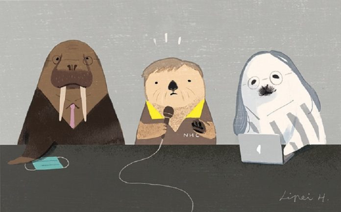 超Q海獺版陳時中！插畫家致敬「防疫3大將」萬人狂讚
