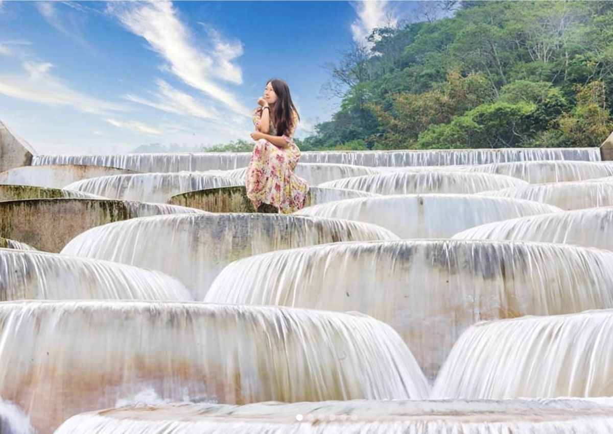 近期在IG上爆紅的臺中秘境就位在臺中與苗栗的交界處。（圖｜IG: @molly888666提供)