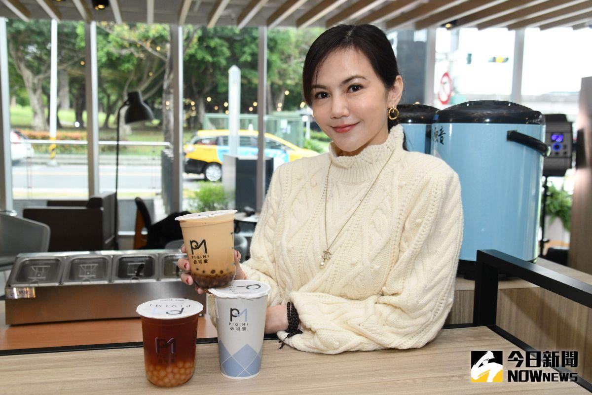 ▲從小就對珍珠和奶茶充滿熱愛的簡沛恩，在淡出演藝圈後，創立了手搖飲品牌必可蜜。（圖／記者葉政勳攝）