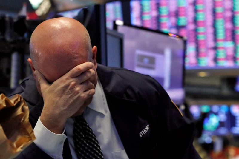 ▲全球陷入股災，美股 3 大指數皆跌入熊市。（圖／美聯社／達志影像）
