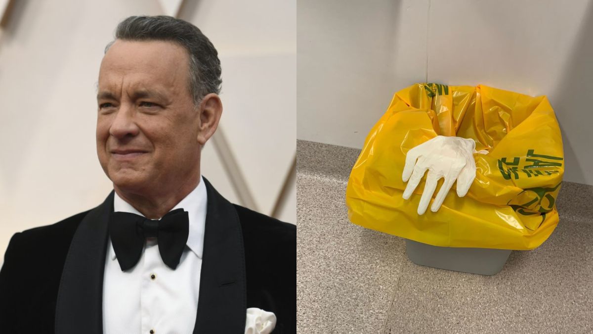 ▲湯姆漢克斯宣布與妻子染疫後再度發聲。（圖／美聯社、湯姆漢克斯IG）