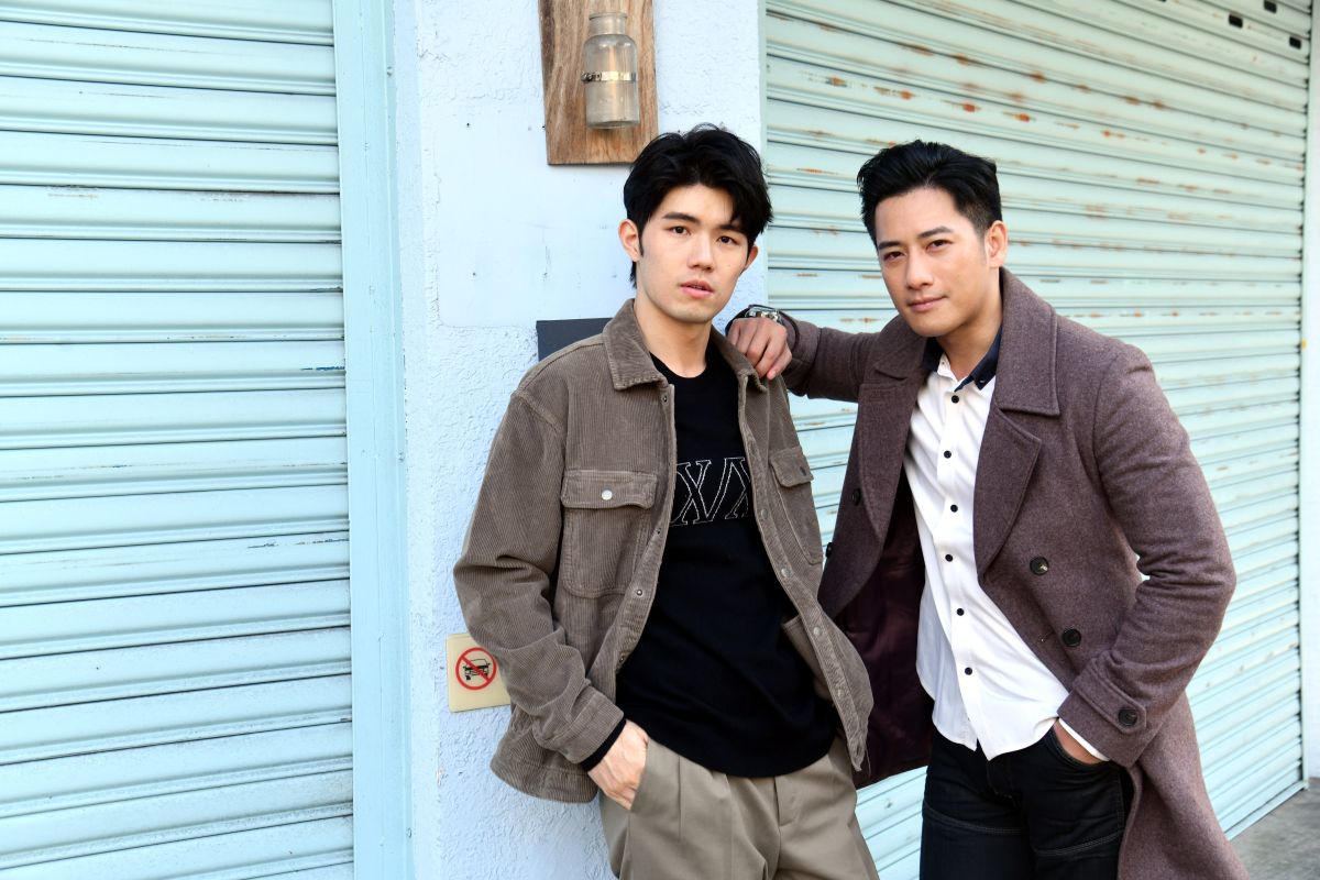 ▲張耀仁（左）、周孝安主演舞台劇《孽子》。（圖 / 記者林柏年攝）