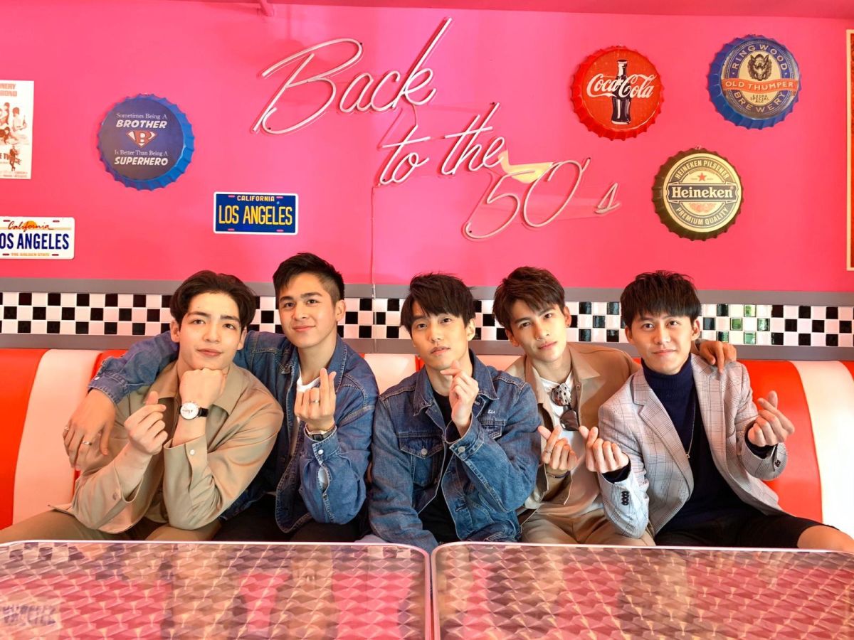 ▲《2020因為愛你》五位主角舉辦粉絲見面會。（圖 / 達騰娛樂提供）