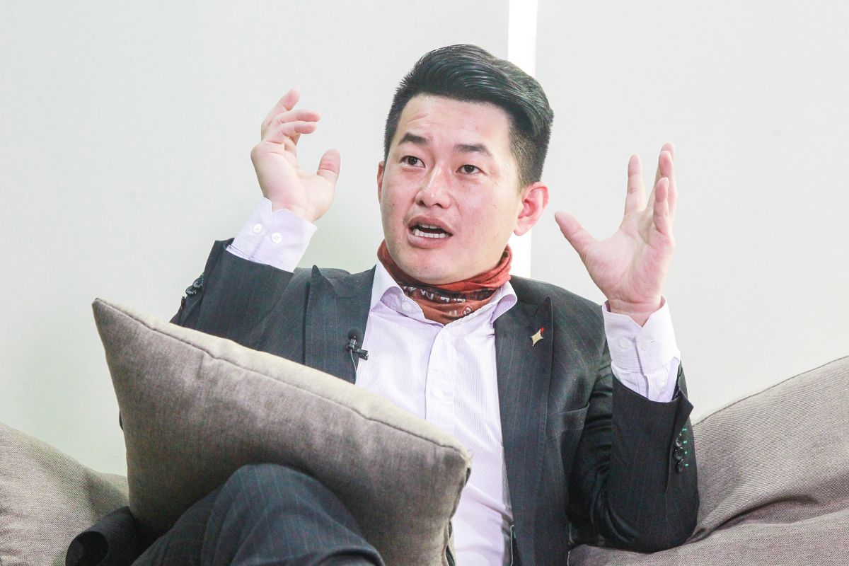 ▲台灣基進黨立委陳柏惟認為，做一個「讓民眾聽得懂」的立委比做最專業的立委還難。（圖／記者葉政勳攝）