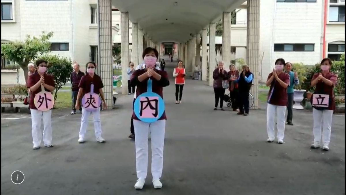 ▲中彰榮家醫療照護人員成立了防疫部隊，推廣洗手時機及正確洗手步驟，提醒住民跟職員工洗手的重要性。（圖／記者陳雅芳攝，2020.03.16）