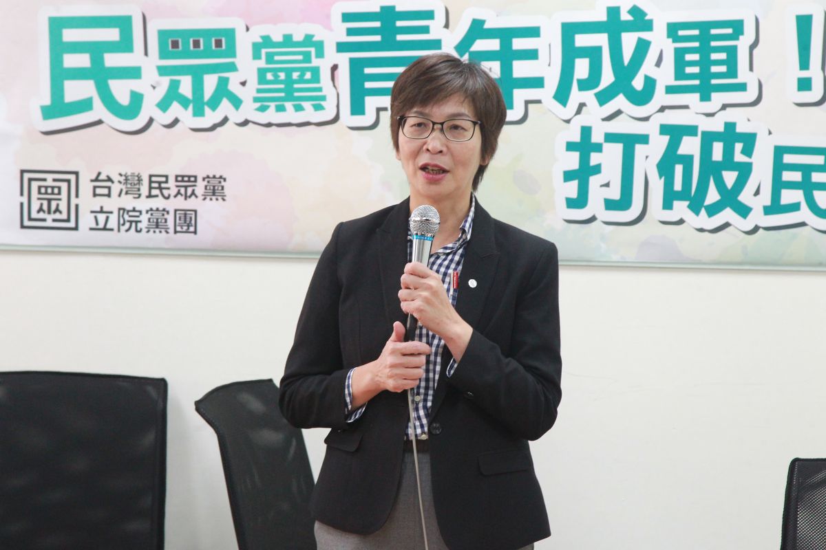 ▲台灣民眾黨立委蔡壁如。（圖／記者葉政勳攝, 2020.3.17）