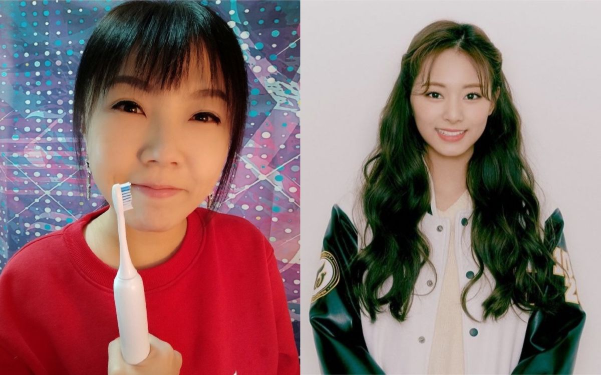 ▲劉樂妍（左）強調自己必須和周子瑜（右）繳納一樣的健保價。（圖／翻攝劉樂妍微博、 TWICE Twitter ） 