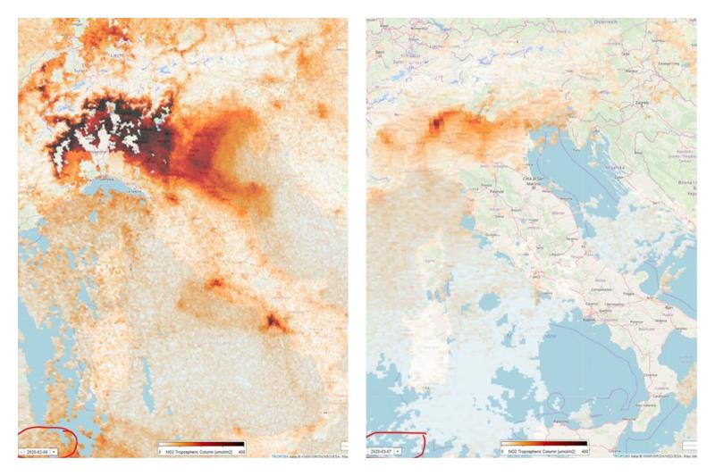 義大利封城前後空汙變化　網嘆：流行病或許「治癒」地球
