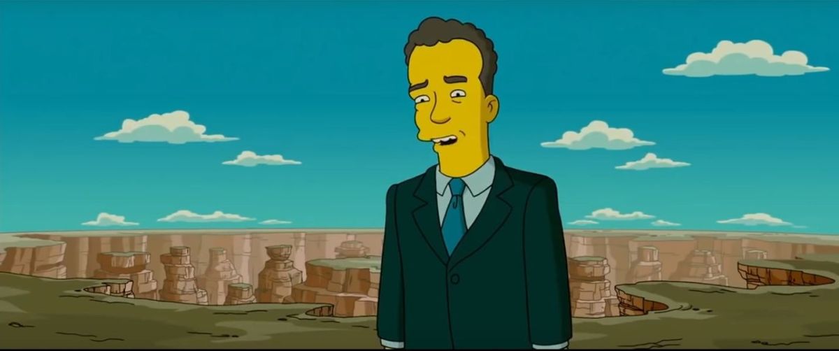 ▲湯姆漢克斯曾經出現在《辛普森家庭電影版》。（圖／20th Century Fox）