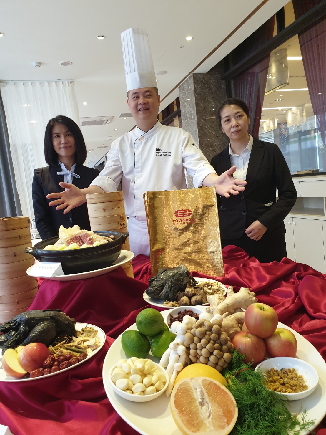 ▲台中寶麗金餐飲集團推出元氣組給合餐外送服務，方便不願入店消費者也能大飽口福。（圖／金武鳳攝，2020.3.18)