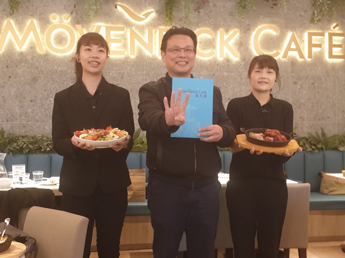 ▲疫情重創餐飲業，莫凡彼餐廳無畏疫情，插旗麗寶outlet mall，逆勢操作。（圖／金武鳳攝，2020.3.18)
