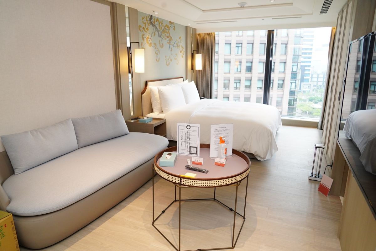 ▲座落在信義區精華地段的瀚寓酒店，成為全台首個公開防疫旅館資訊的旅店。（圖／北市府觀傳局提供）