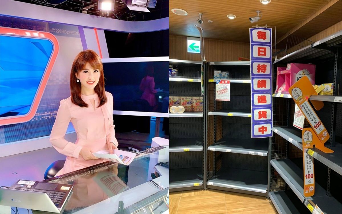 ▲陳海茵PO出架上被掃空的場景。（圖／翻攝陳海茵臉書） 