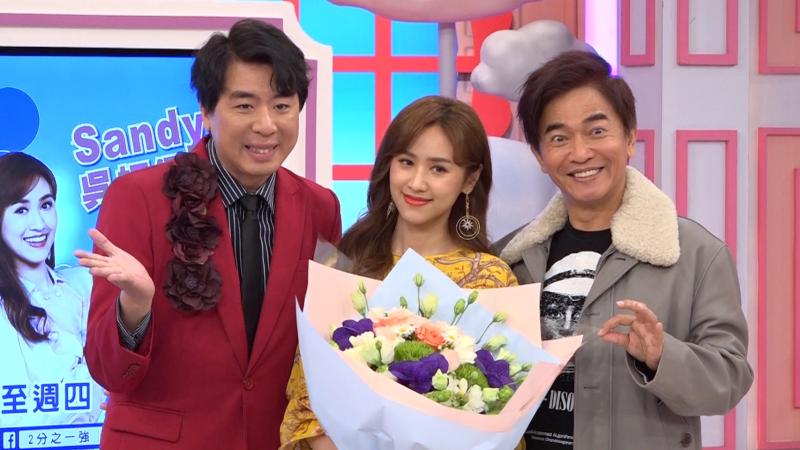 ▲吳宗憲（右）力挺改版的《2分之一強》。（圖／記者永強攝）