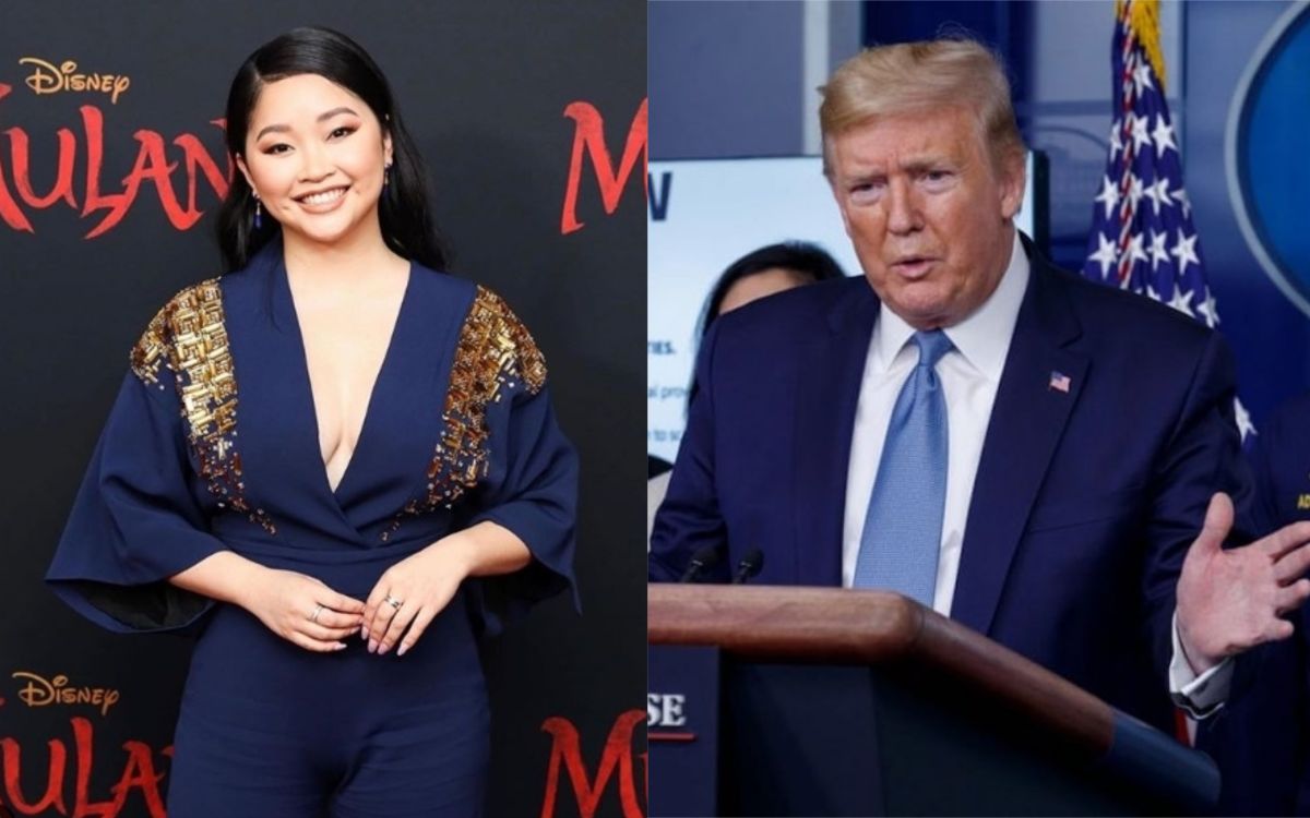 ▲拉娜康多（左）開嗆美國總統川普（右）。（圖／翻攝英國衛報、 拉娜康多IG） 

 