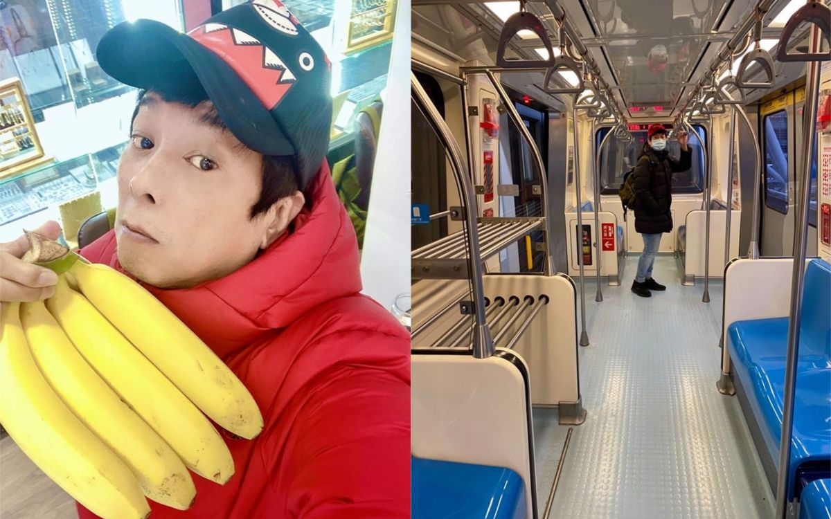 ▲曹西平PO出捷運冷清照。（圖／翻攝曹西平臉書） 