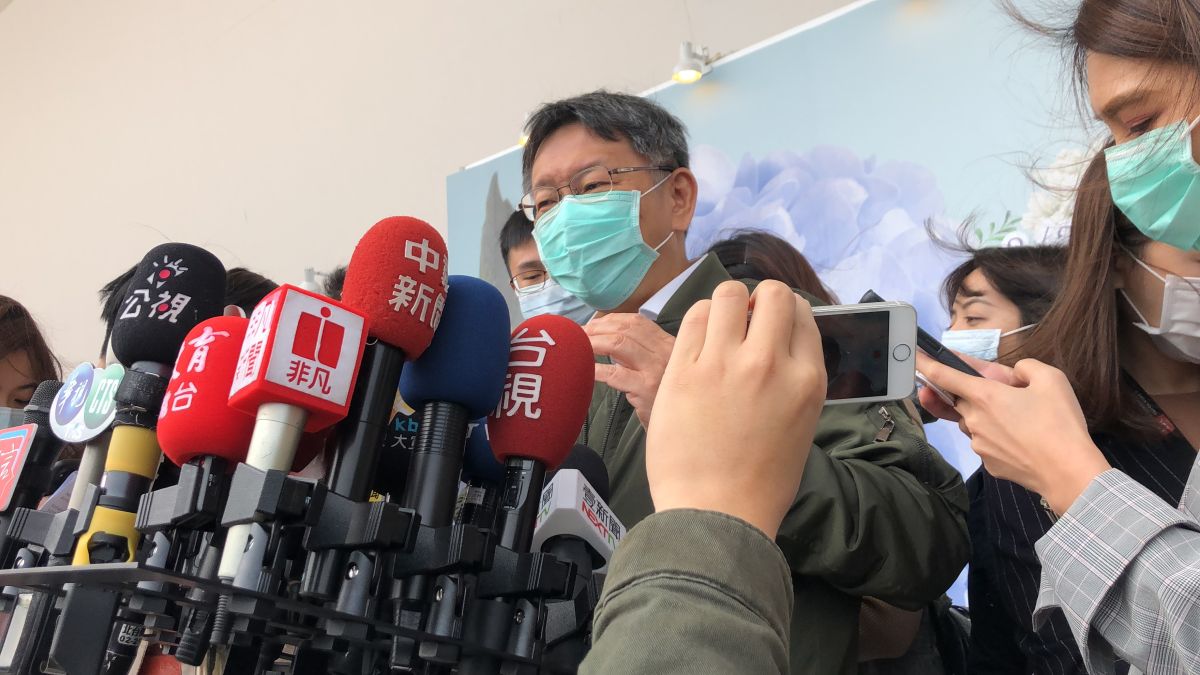 ▲台北市長柯文哲。（圖／記者丁上程攝, 2020.3.20）