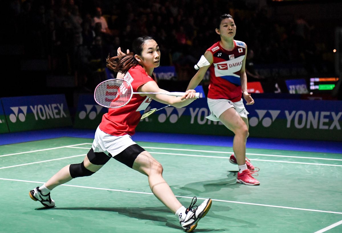 高橋禮華(左)和搭檔松友美佐紀(右)。（圖／美聯社／達志影像）