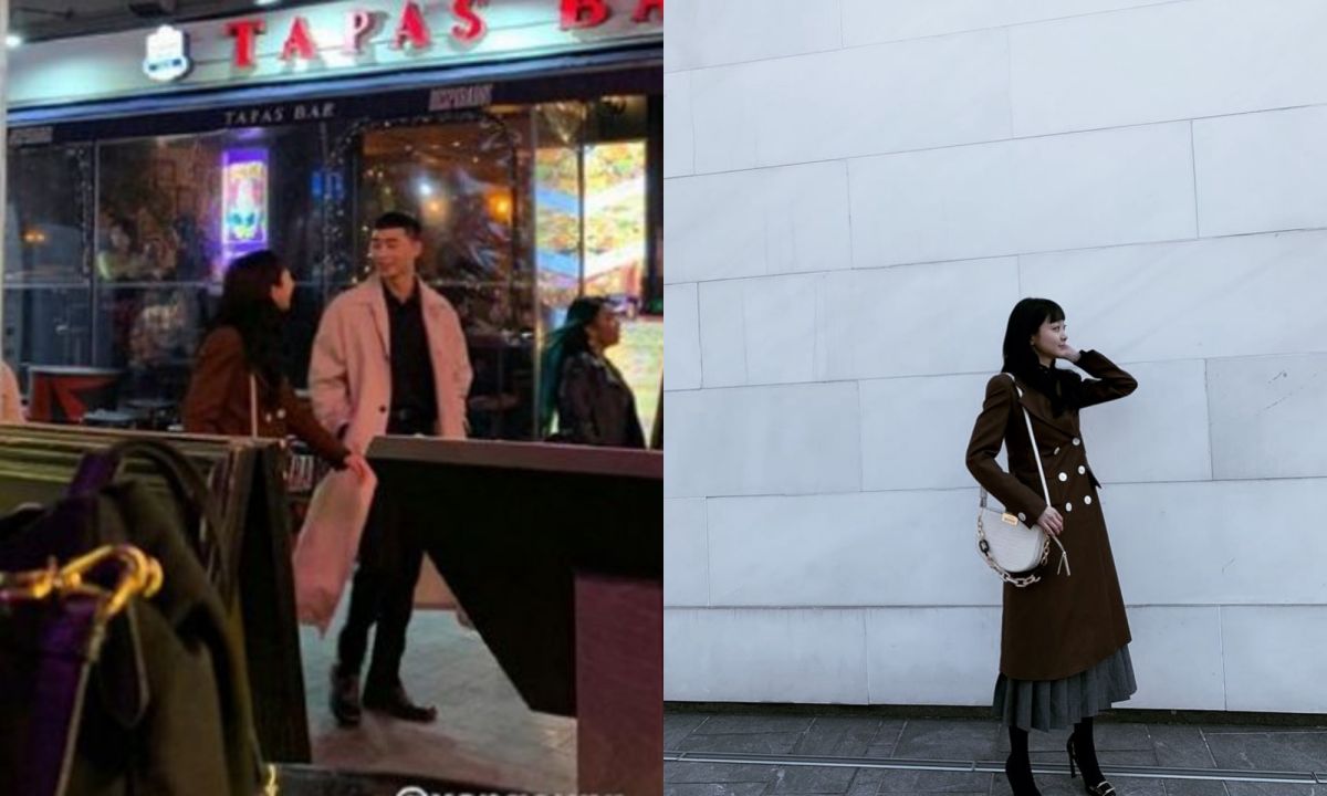 ▲網友巧遇朴敘俊跟金多美的拍攝現場。（圖／金多美IG）