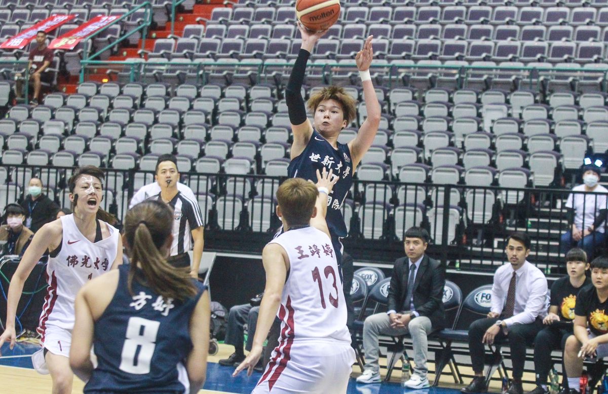 ▲UBA四強賽女子組 佛光大學 VS. 世新大學。世新大學林蝶。（圖／記者葉政勳攝 , 2020.03.21）