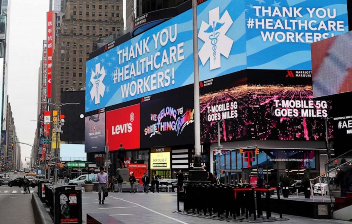 ▲ 紐約街頭。（圖／翻攝自 ABC News ）