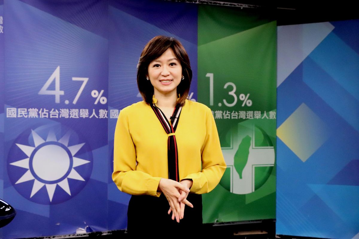 ▲周玉琴重返主播台。（圖／中天）