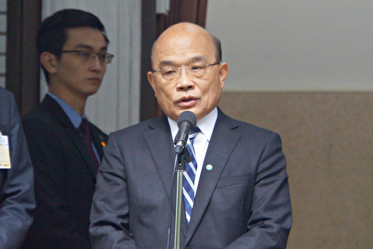行政院長蘇貞昌。( 圖 / 記者呂炯昌攝 )