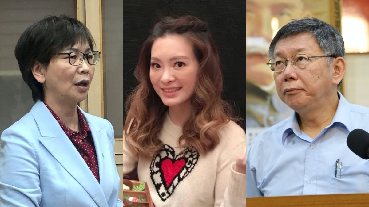 ▲民眾黨立委蔡壁如、藝人劉真、台北市長柯文哲。（圖／NOWnews資料照片）