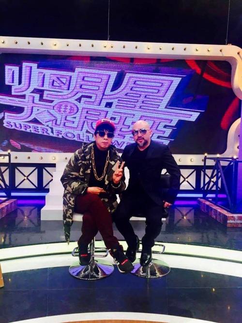 ▲曹西平（左）替辛龍（右）打氣。（圖／翻攝曹西平臉書） 