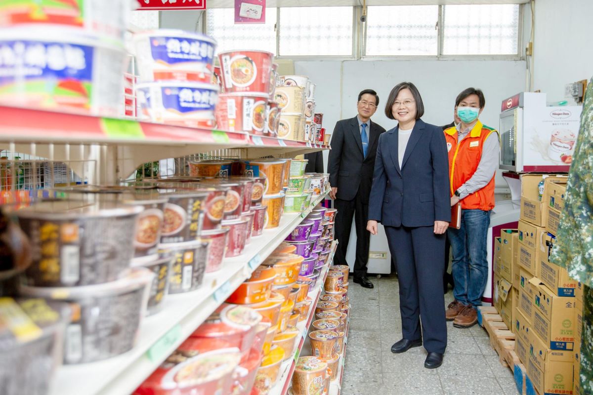 蔡英文總統。（圖 / 總統府提供）