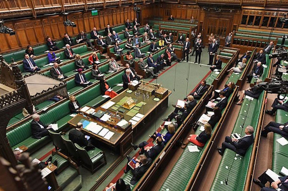 ▲英國國會內部。（圖／翻攝自每日郵報）