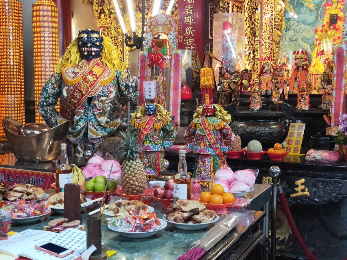 ▲烏日玉闕朝仁宮實施「一爐一香」。 (圖／柳榮俊攝2020.3.25)