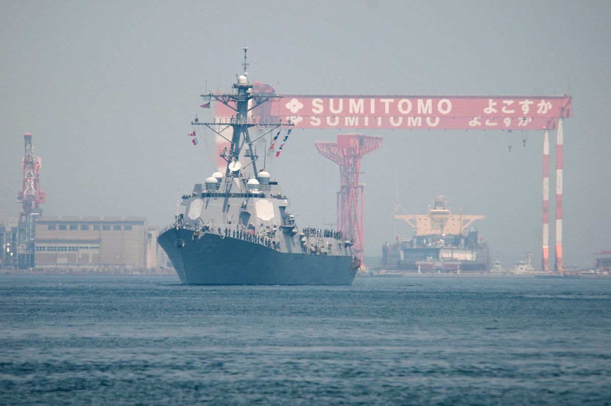 ▲美國海軍麥坎貝爾號（USS McCampbell，DDG-85）驅逐艦。（圖／美國海軍）