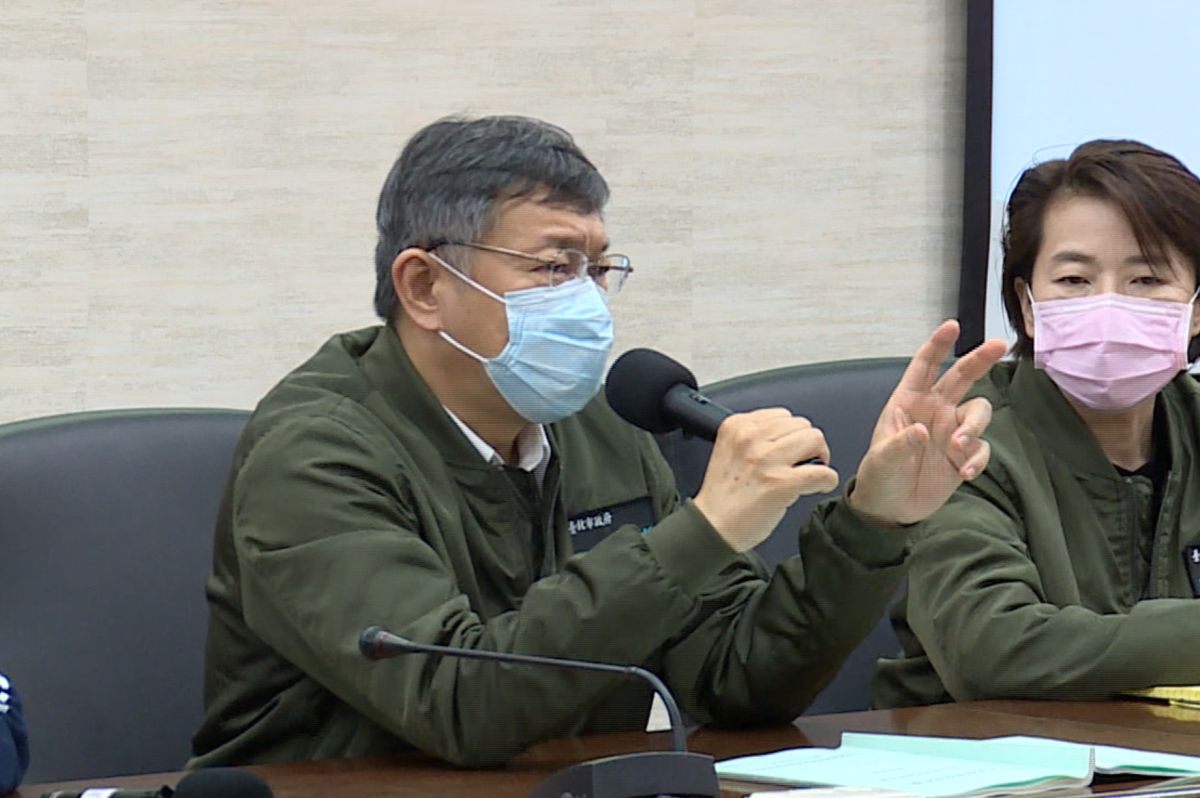 ▲身兼台灣民眾黨主席的台北市長柯文哲，針對民眾黨臉書PO文表示，應該改讓蘇貞昌擔任總指揮一事表示很困惑。（圖／記者丁上程攝, 2020.3.26）