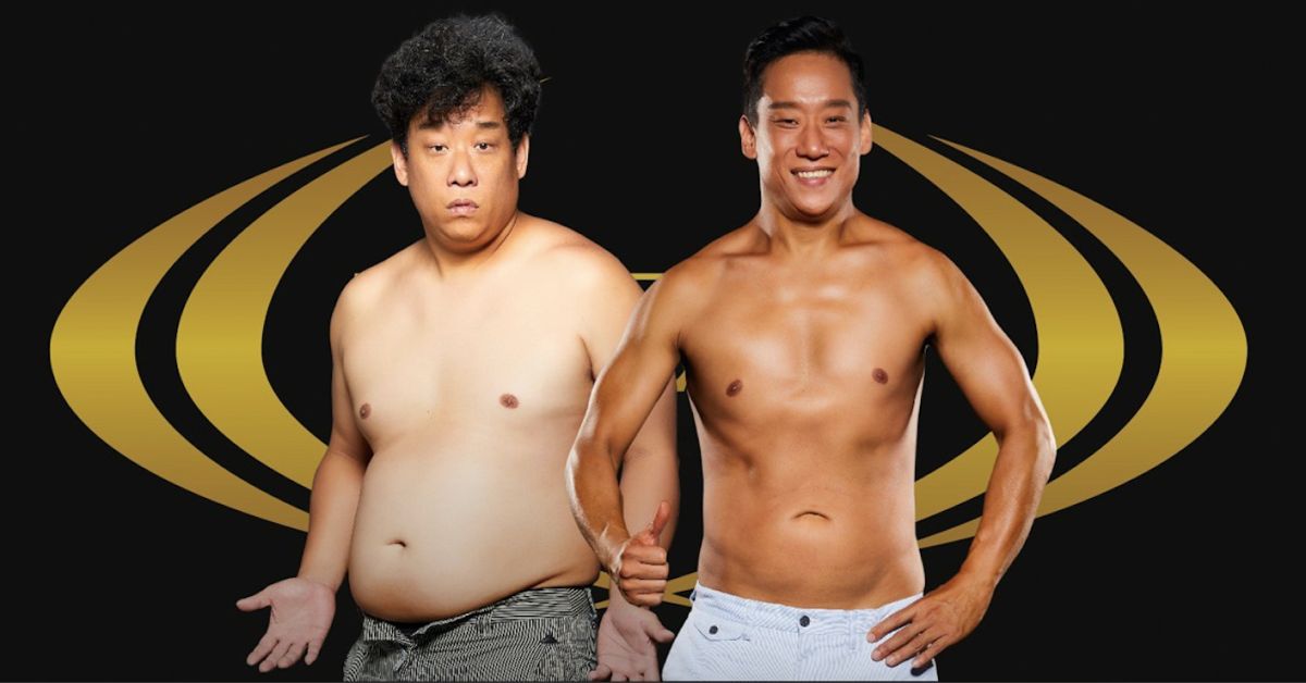 ▲阿龐瘦身前瘦身後驚為天人。（圖 / RIZAP提供）