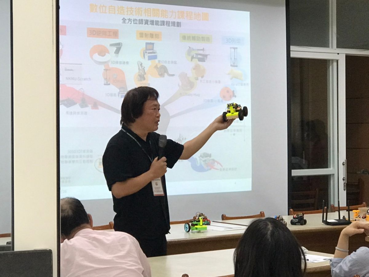 ▲數位自造教育從根本奠基，北港農工成為高師大行星基地。（圖／記者洪佳伶攝,2020.03.26）