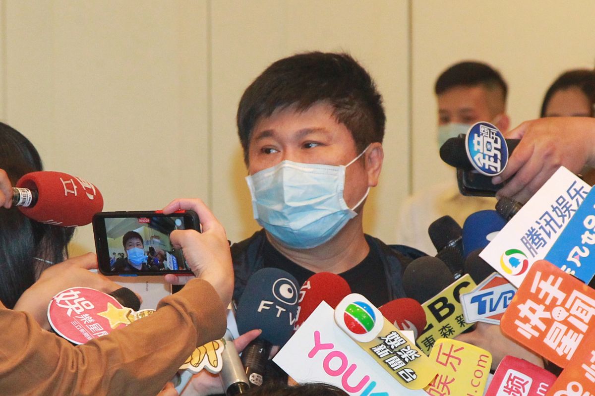 ▲胡瓜坦言辛龍心情很沉重。（圖 / 記者葉政勳攝）