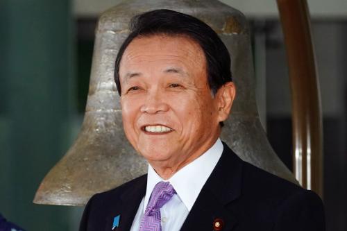 ▲日本自民黨副總裁麻生太郎。資料照。（圖／美聯社／達志影像）