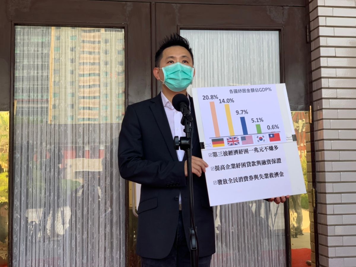 陳以信建議蔡政府發放消費券，可參考馬政府的經驗。 (圖/記者吳承翰攝)