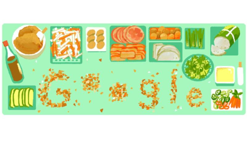 Google首頁logo　把越式三明治動起來！
