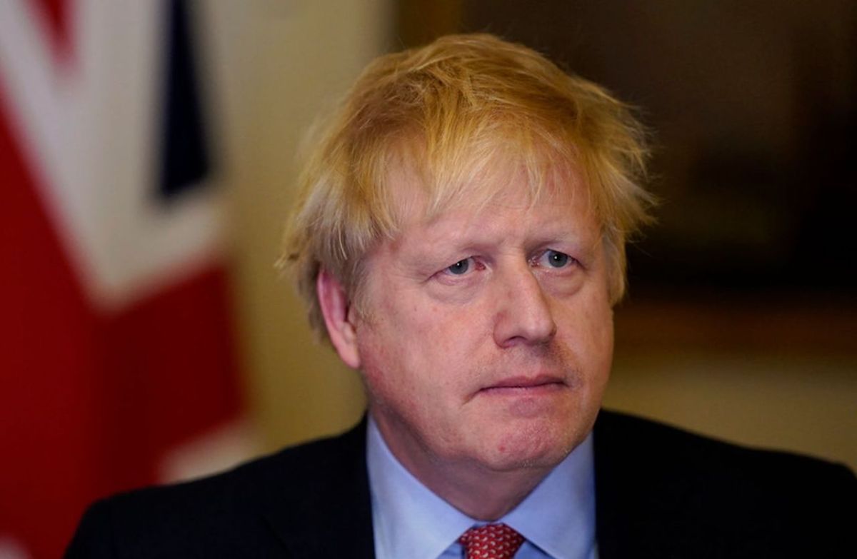 ▲英國首相強森。（圖／翻攝自 Sky News ）