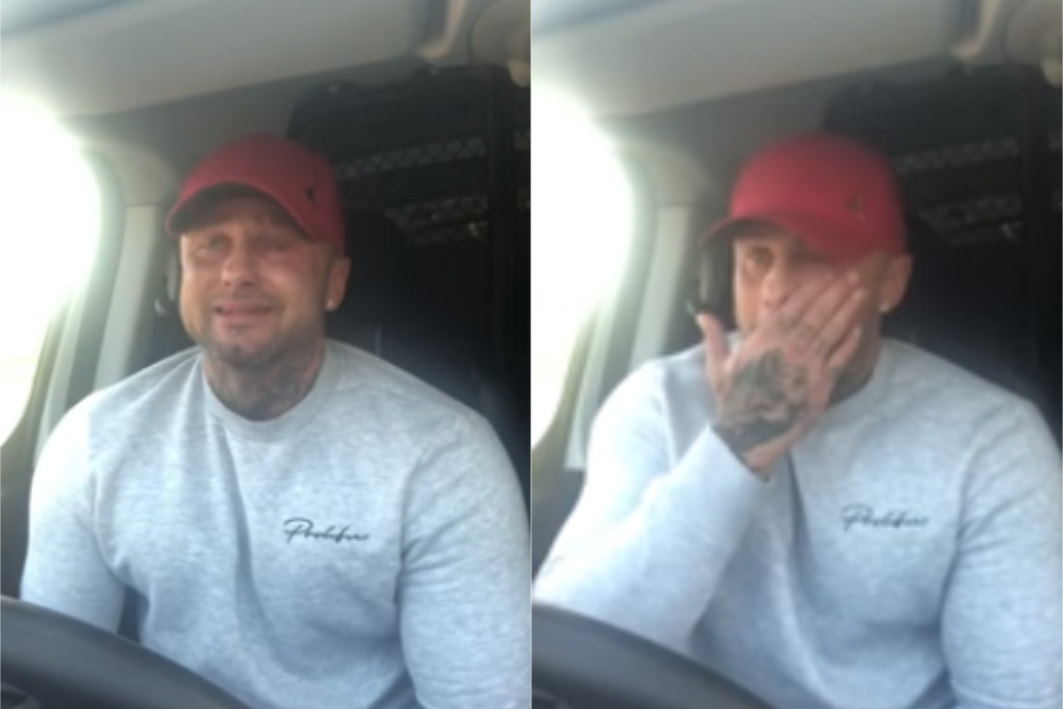 ▲英國男子 Stuart Hamlin 傾訴喪母心聲。（合成圖／翻攝 Stuart Hamlin-new 臉書）