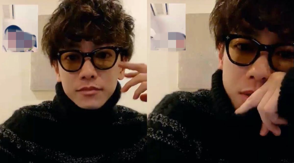 ▲佐藤健待在家防疫，跟粉絲視訊耗時間。（圖／翻攝SUGAR）
