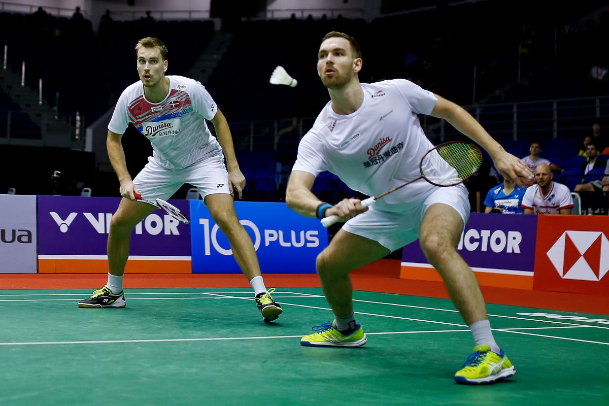 ▲丹麥男雙組合Mads Pieler Kolding(左)、Mads Conrad-Petersen。（圖／美聯社／達志影像）