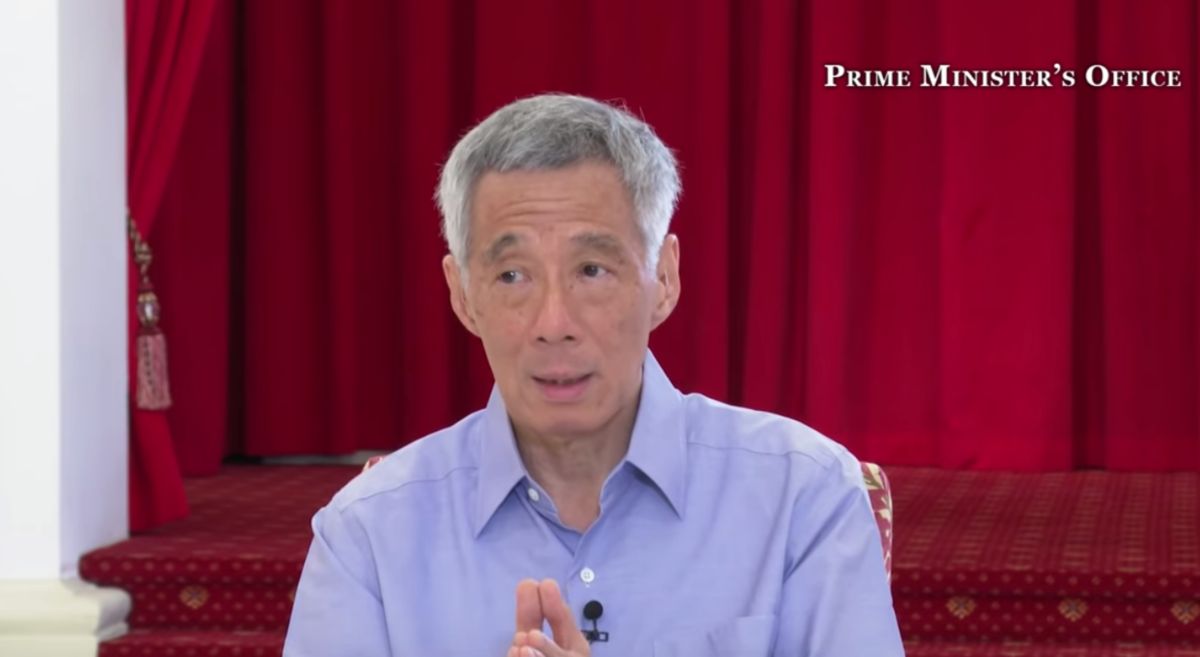 ▲新加坡總理李顯龍（圖／翻攝Prime MInister Office Singapore Youtube 官方頻道）